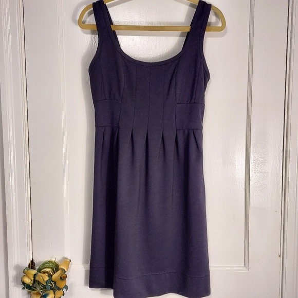Banana Republic Dresses & Skirts - Banana Republic Halter/Tank Skater Styled Dress in Black Stretch Fabric size 8